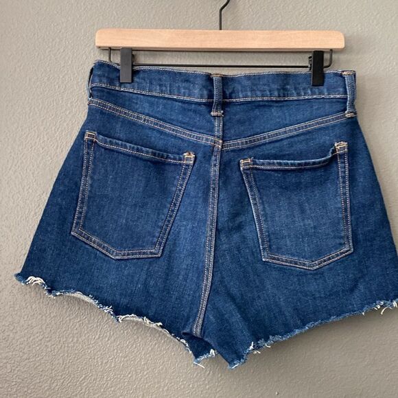 old navy higher high rise sky hi aline secret smooth pockets shorts Wyatt wash - Picture 9 of 11